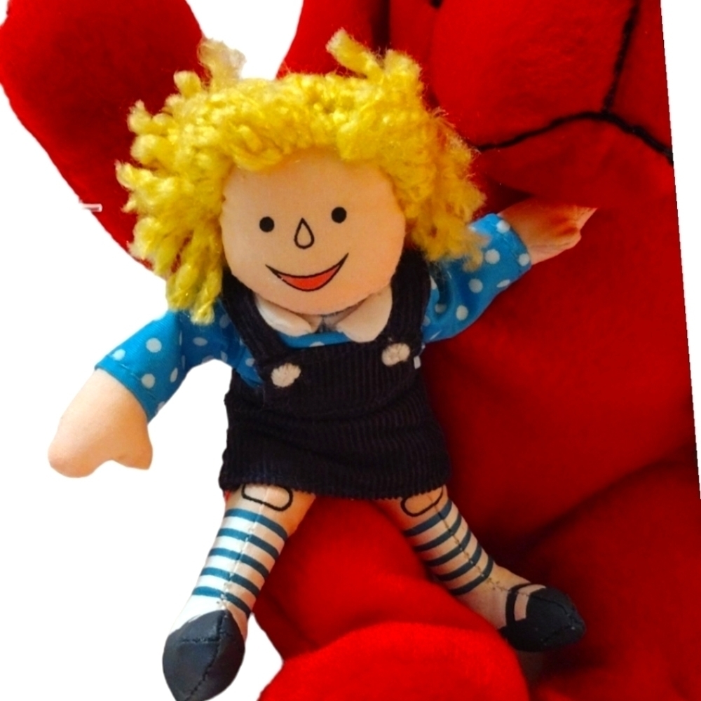 𝅺scholastic Vintage'97 sidekicks, "Clifford The Big Red Dog" bean bag.